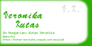 veronika kutas business card